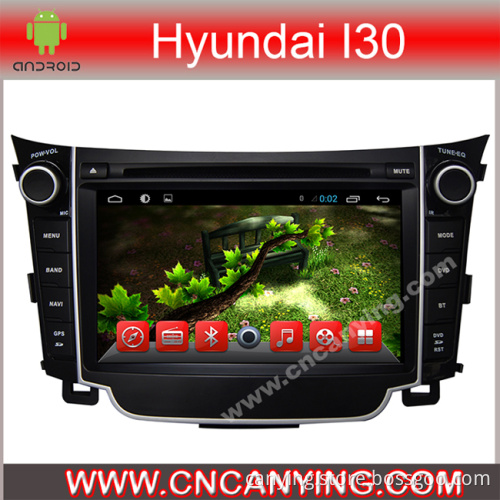 Car DVD Player for Pure Android 4.2.2 Car DVD Player with A9 CPU Capacitive Touch Screen GPS Bluetooth for Hyundai I30 (AD-7136)